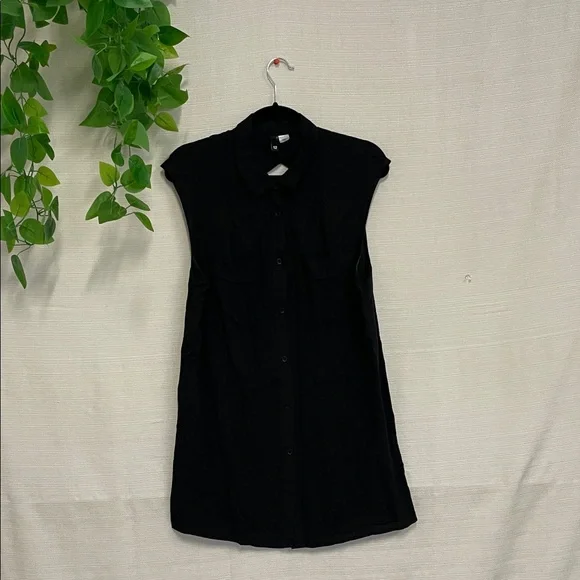 Divided Black Button Down Shirt - Picture 1 of 4